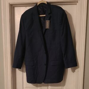 Michael Kors Navy Blue Suit Jacket 50L Sport Coat